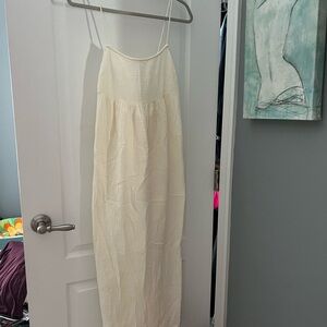 Shade & shore Cream Maxi Dress